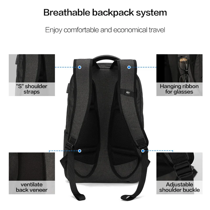 OIWAS - Sac à dos pour ordinateur portable 17 pouces 2 OIWAS - Sac à dos pour ordinateur portable 17 pouces – Image 2