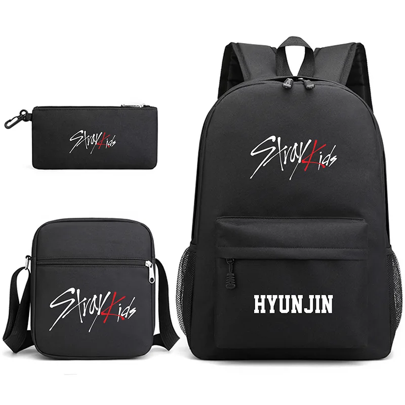 Pack 3 Sacs à Dos Stray Kids Hyunjin 1 Pack 3 Sacs à Dos Stray Kids Hyunjin