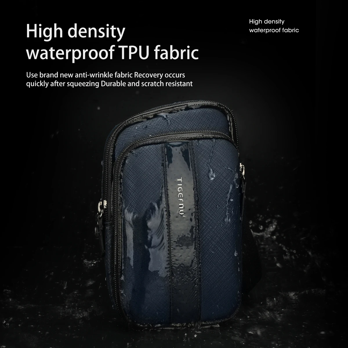 Sac à bandoulière en TPU imperméable pour homme TIGERNU 2 Sac à bandoulière en TPU imperméable pour homme TIGERNU – Image 2