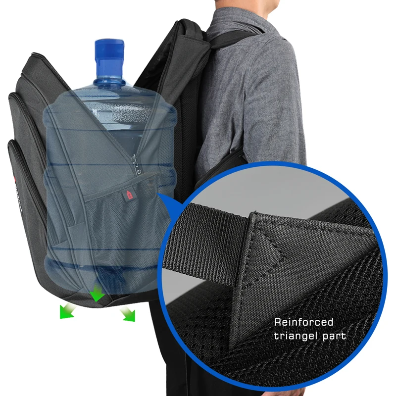 Sac à dos antivol pour hommes TIGERNU 5 Sac à dos antivol pour hommes TIGERNU – Image 5