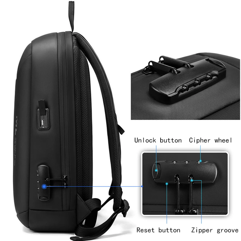 Sac à dos antivol pour ordinateur portable SUUTOOP 5 Sac à dos antivol pour ordinateur portable SUUTOOP – Image 5