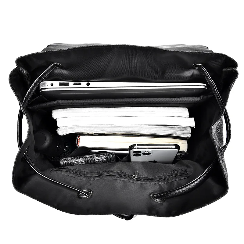 Sac à Dos Cuir Luxe pour Hommes D'Affaires 6 Sac à Dos Cuir Luxe pour Hommes D'Affaires – Image 6