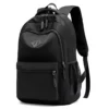 Sac à dos de couleur unie pour hommes Fengdong