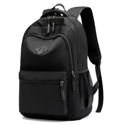 Sac à dos de couleur unie pour hommes Fengdong