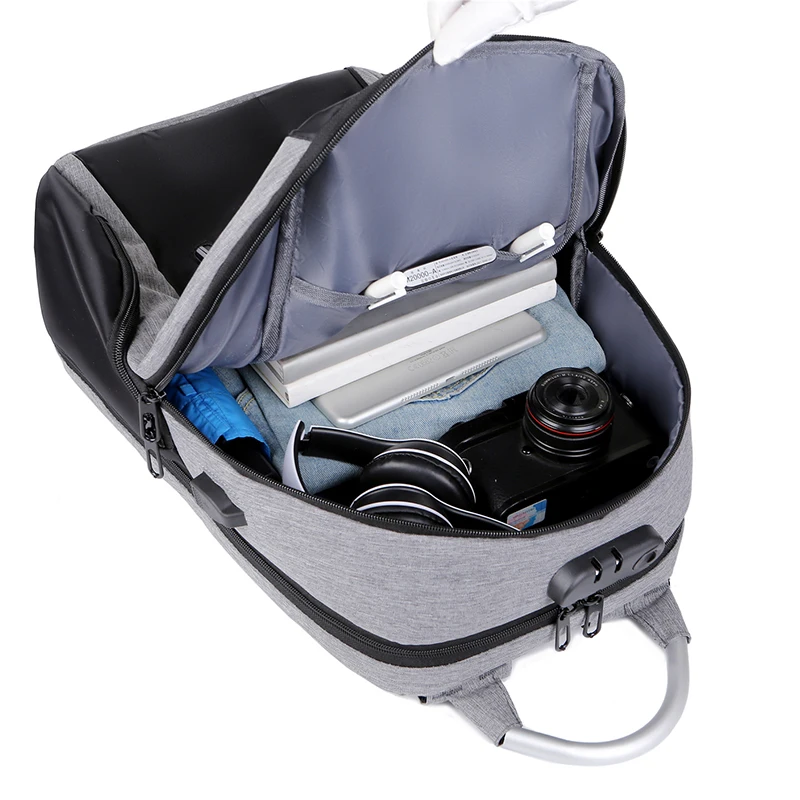 Sac à Dos de Recharge USB Antivol Homme IKE MARTI 3 Sac à Dos de Recharge USB Antivol Homme IKE MARTI – Image 3