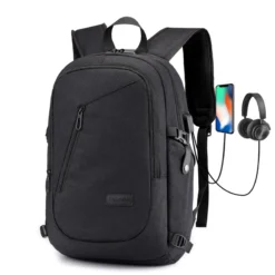 Sac à dos de voyage à chargement USB pour homme RILLIBEGAN