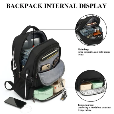 Sac à dos de voyage avec port usb CoolBELL