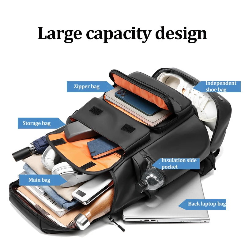 Sac à dos de voyage grande capacité pour homme INFEYLAY 3 Sac à dos de voyage grande capacité pour homme INFEYLAY – Image 3