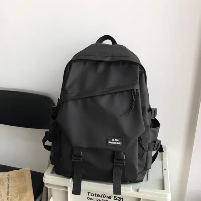 Sac à dos décontracté en cuir PU pour hommes