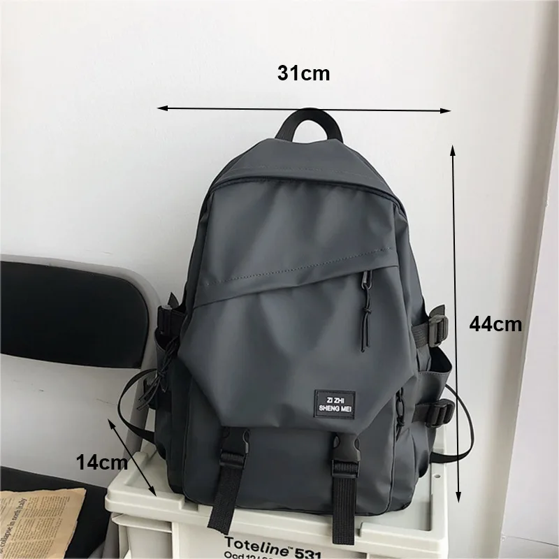 Sac à dos décontracté en cuir PU pour hommes 3 Sac à dos décontracté en cuir PU pour hommes – Image 3