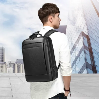 Sac à dos en cuir de vachette véritable EURCOOL