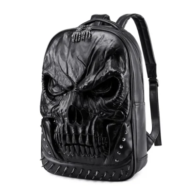 Sac à dos en cuir optique pour homme