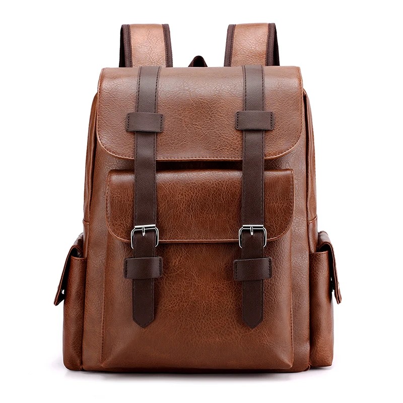 Sac à dos en cuir PU pour hommes DIDA BEAR 1 Sac à dos en cuir PU pour hommes DIDA BEAR