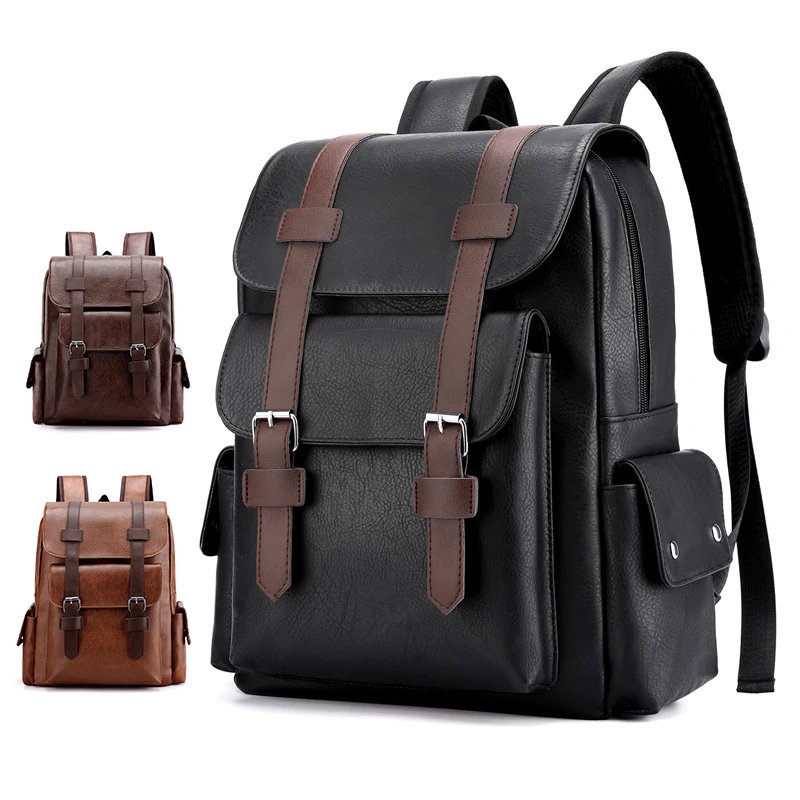 Sac à dos en cuir PU pour hommes DIDA BEAR 3 Sac à dos en cuir PU pour hommes DIDA BEAR – Image 3