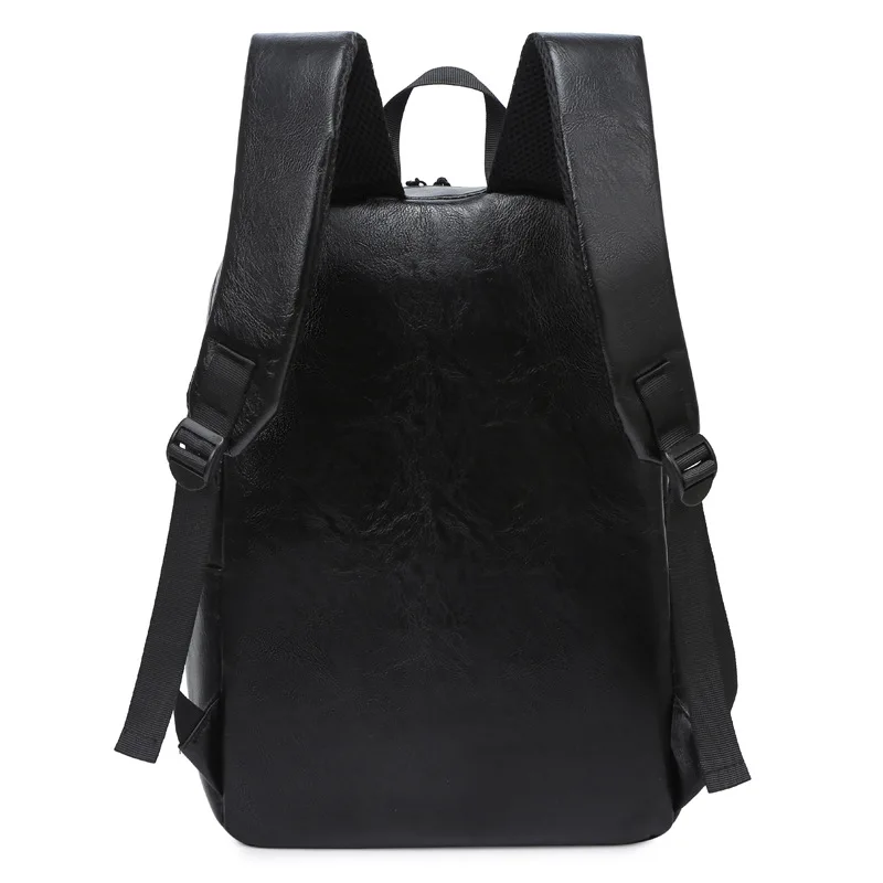 Sac à dos en cuir PU pour hommes INTILOVER 2 Sac à dos en cuir PU pour hommes INTILOVER – Image 2