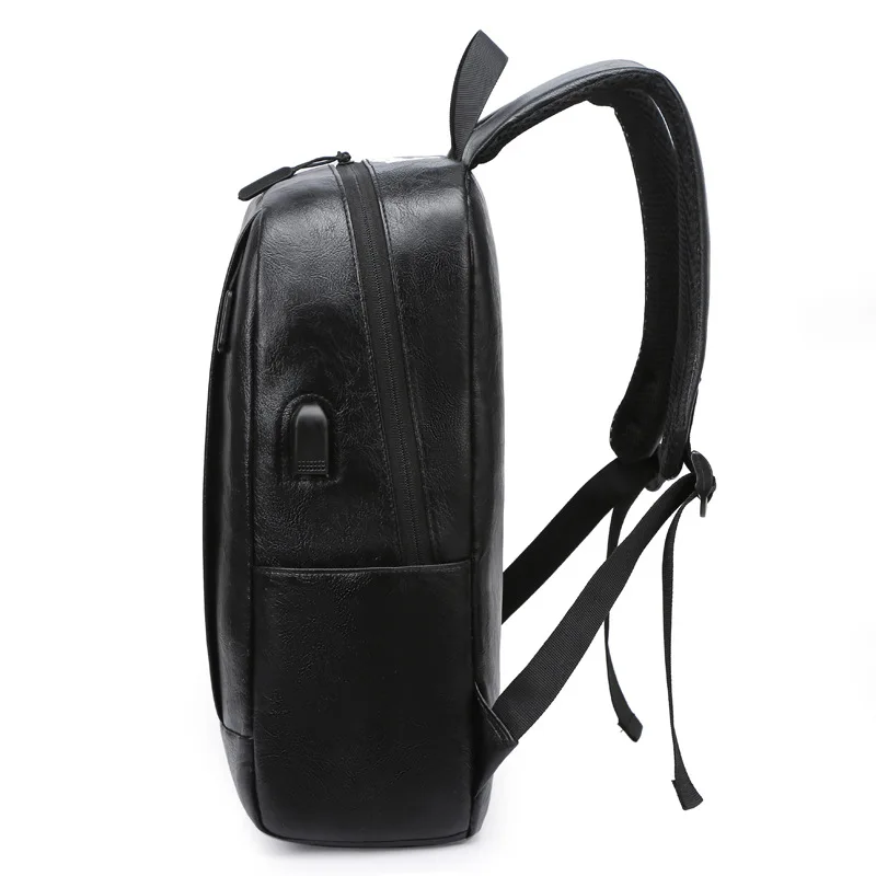 Sac à dos en cuir PU pour hommes INTILOVER 3 Sac à dos en cuir PU pour hommes INTILOVER – Image 3