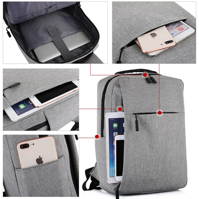 Sac à dos en nylon imperméable pour ordinateur portable 4 Sac à dos en nylon imperméable pour ordinateur portable – Image 4