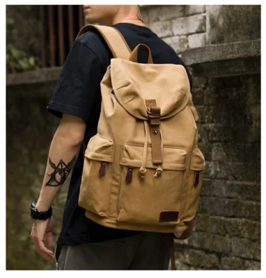 Sac à dos en toile décontracté vintage TANGHAO