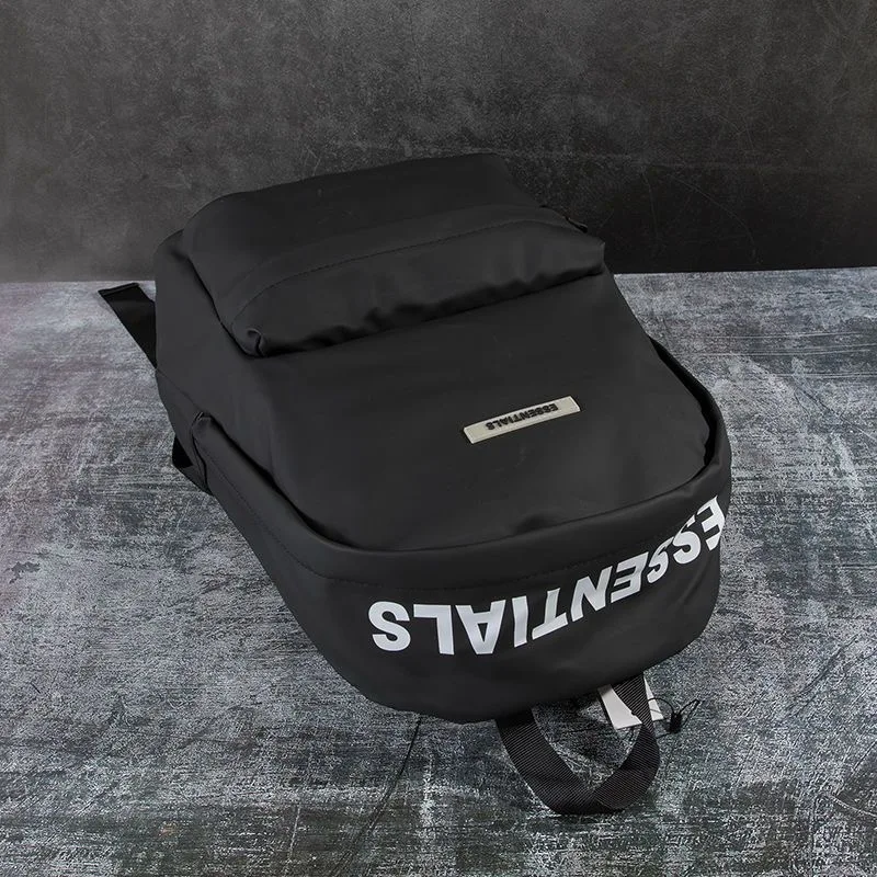 Sac à dos ESSENTIALS Noir Blanc 3 Sac à dos ESSENTIALS Noir Blanc – Image 3