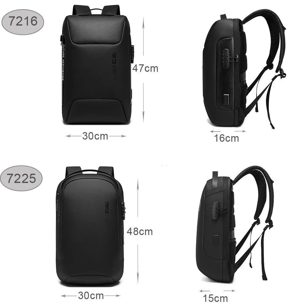 Sac à dos étanche antivol de luxe pour hommes Bange 2 Sac à dos étanche antivol de luxe pour hommes Bange – Image 2