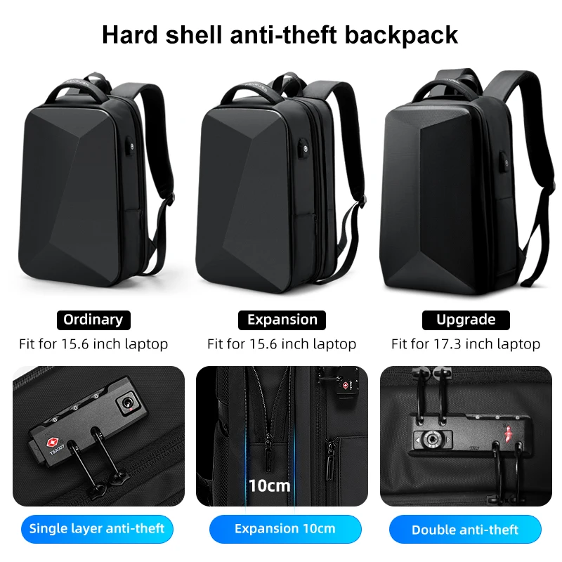 Sac à dos étanche pour ordinateur portable anti-vol pour hommes FENRUIEN 5 Sac à dos étanche pour ordinateur portable anti-vol pour hommes FENRUIEN – Image 5
