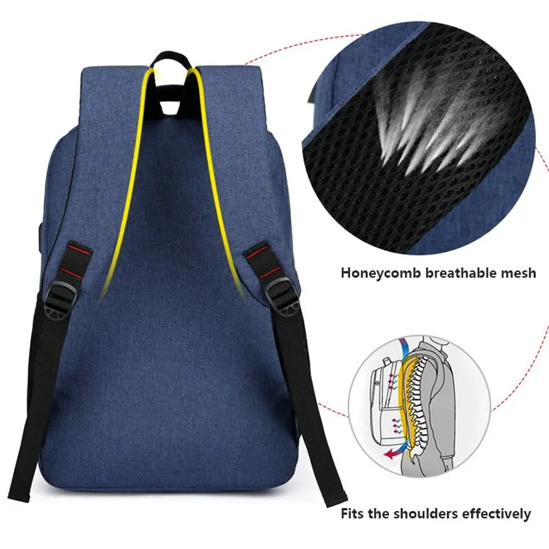 Sac à dos imperméable classique pour hommes 5 Sac à dos imperméable classique pour hommes – Image 5