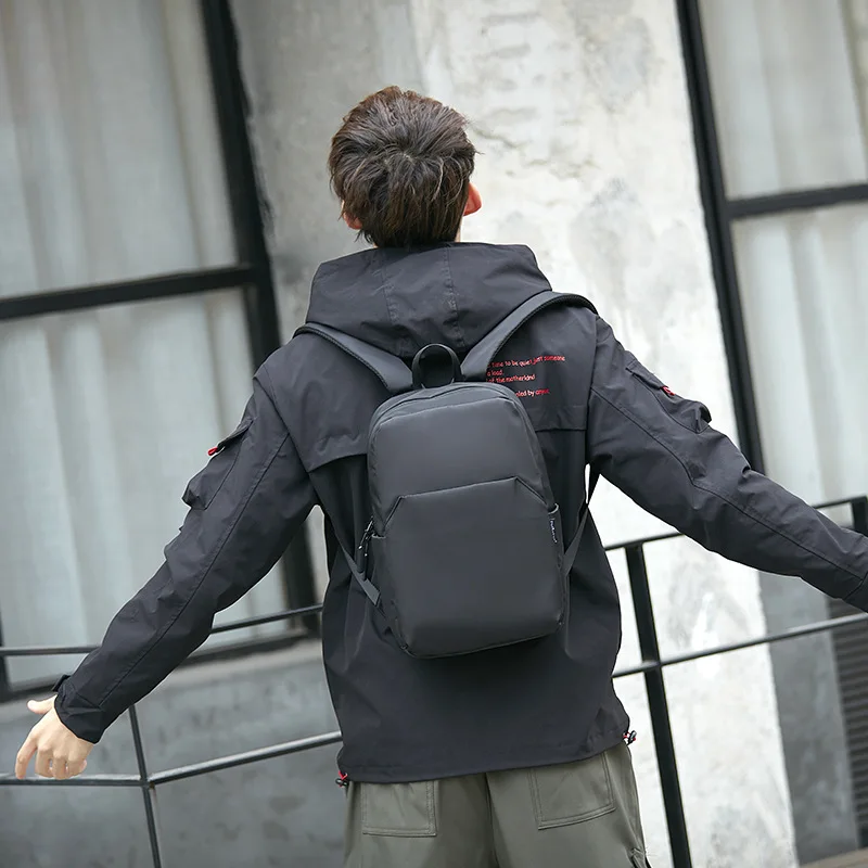 Sac à dos noir à la mode pour hommes YUESKANGAROO 2 Sac à dos noir à la mode pour hommes YUESKANGAROO – Image 2