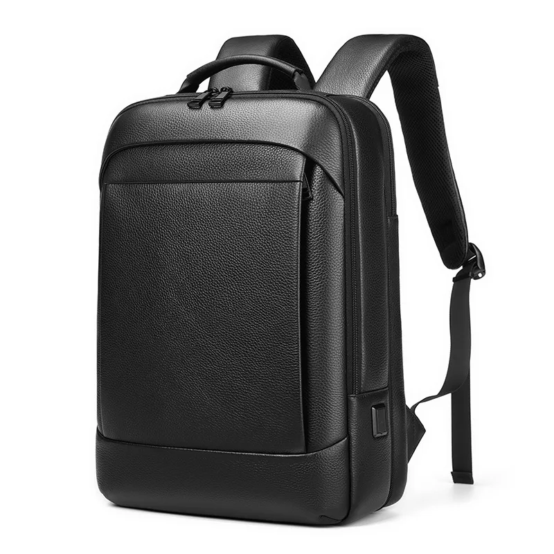 Sac à dos pour homme en cuir véritable HEVRAOS 1 Sac à dos pour homme en cuir véritable HEVRAOS
