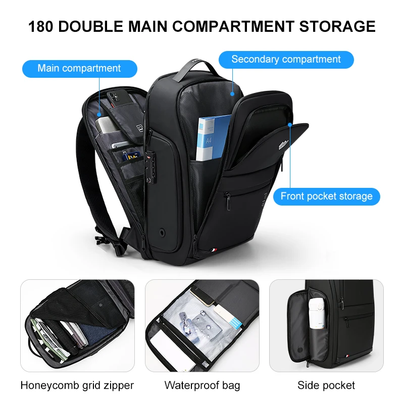 Sac à Dos pour Hommes de Grande Capacité FENRUIEN 3 Sac à Dos pour Hommes de Grande Capacité FENRUIEN – Image 3