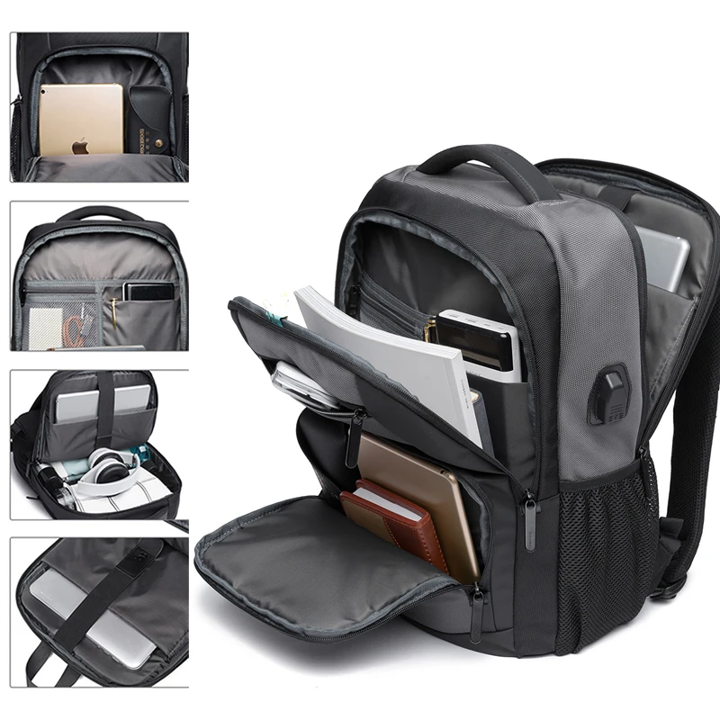 Sac à dos pour ordinateur portable de voyage pour hommes BANGE 2 Sac à dos pour ordinateur portable de voyage pour hommes BANGE – Image 2