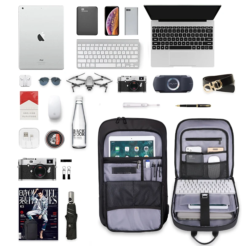 Sac à dos pour ordinateur portable ultraléger HcanKcan 4 Sac à dos pour ordinateur portable ultraléger HcanKcan – Image 4