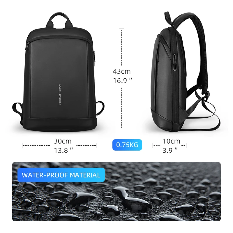 sac à dos slim pour ordinateur portable 15,6 pouces MARK RYDEN 2 sac à dos slim pour ordinateur portable 15,6 pouces MARK RYDEN – Image 2