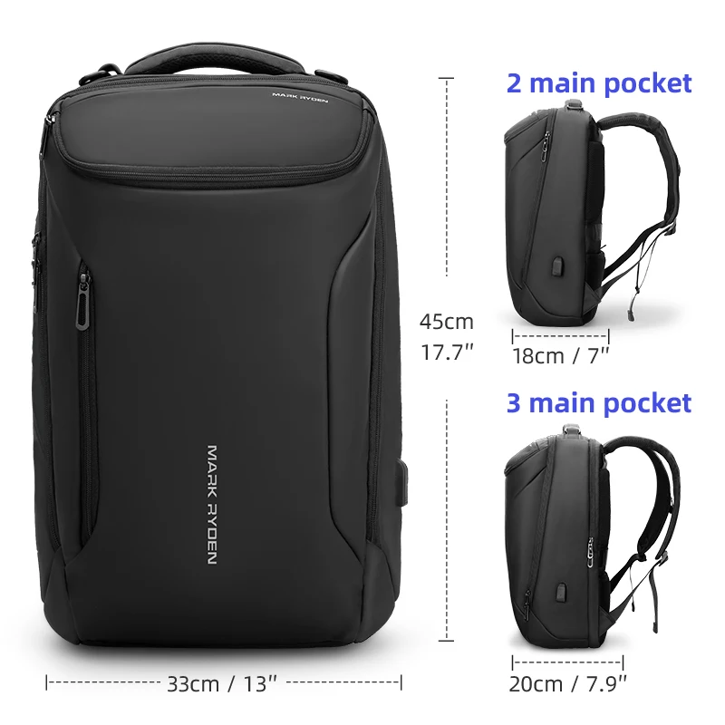 Sac à dos spacieux pour hommes MARK 2 Sac à dos spacieux pour hommes MARK – Image 2
