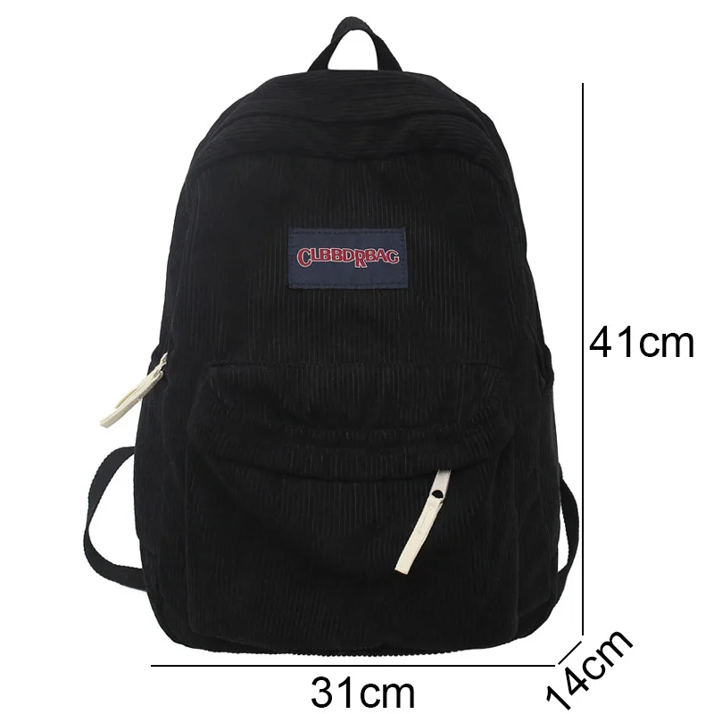 Sac d'école vintage en velours côtelé pour homme RENTENGER 6 Sac d'école vintage en velours côtelé pour homme RENTENGER – Image 6