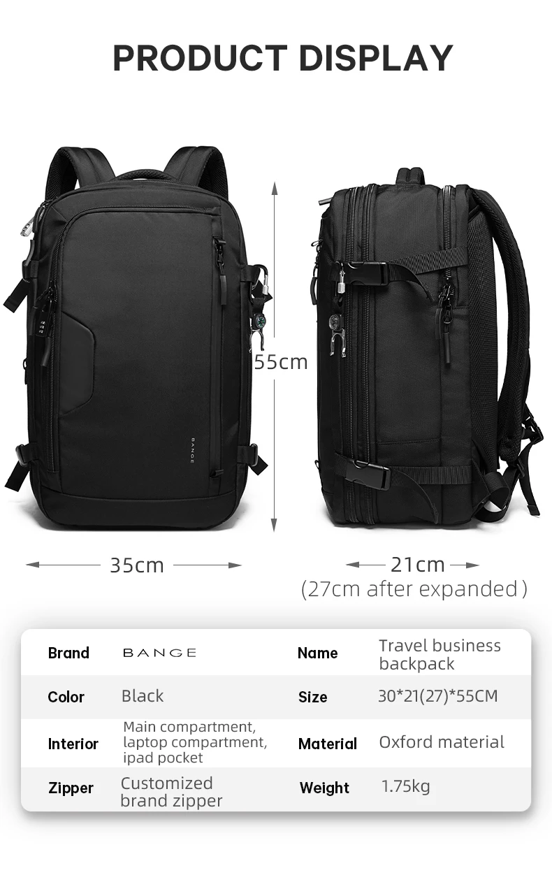 Sacoche pour ordinateur portable antivol Travel Aesthetic Bange 3 Sacoche pour ordinateur portable antivol Travel Aesthetic Bange – Image 3