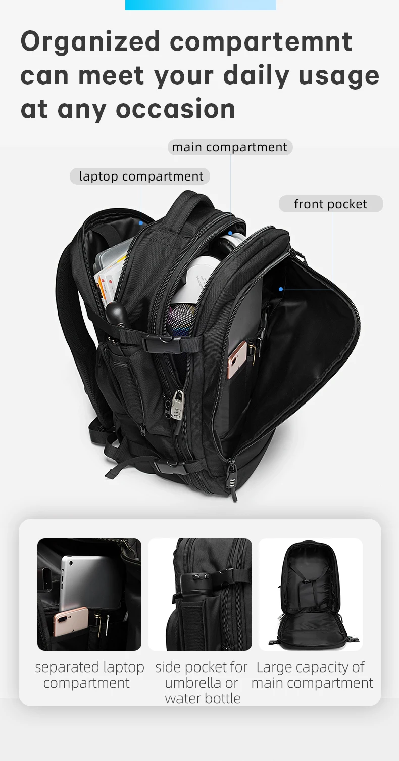 Sacoche pour ordinateur portable antivol Travel Aesthetic Bange 4 Sacoche pour ordinateur portable antivol Travel Aesthetic Bange – Image 4