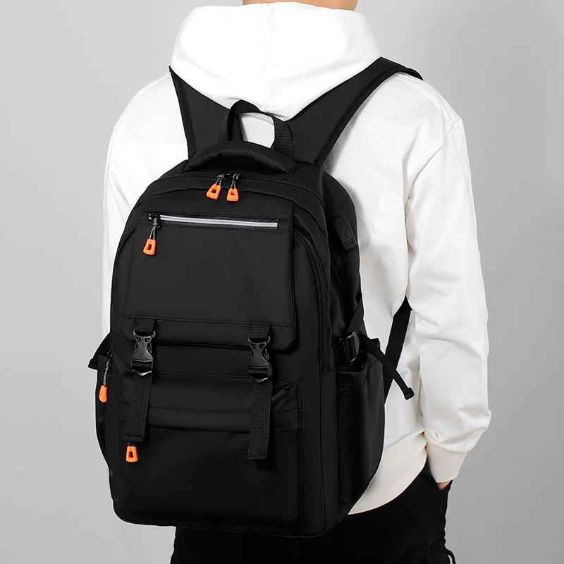 Sacs à dos de sport noirs pour hommes TakeCharm 2 Sacs à dos de sport noirs pour hommes TakeCharm – Image 2