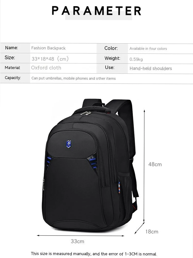 Sacs à Dos de Voyage Grande Capacité Homme KINGSONS 4 Sacs à Dos de Voyage Grande Capacité Homme KINGSONS – Image 4