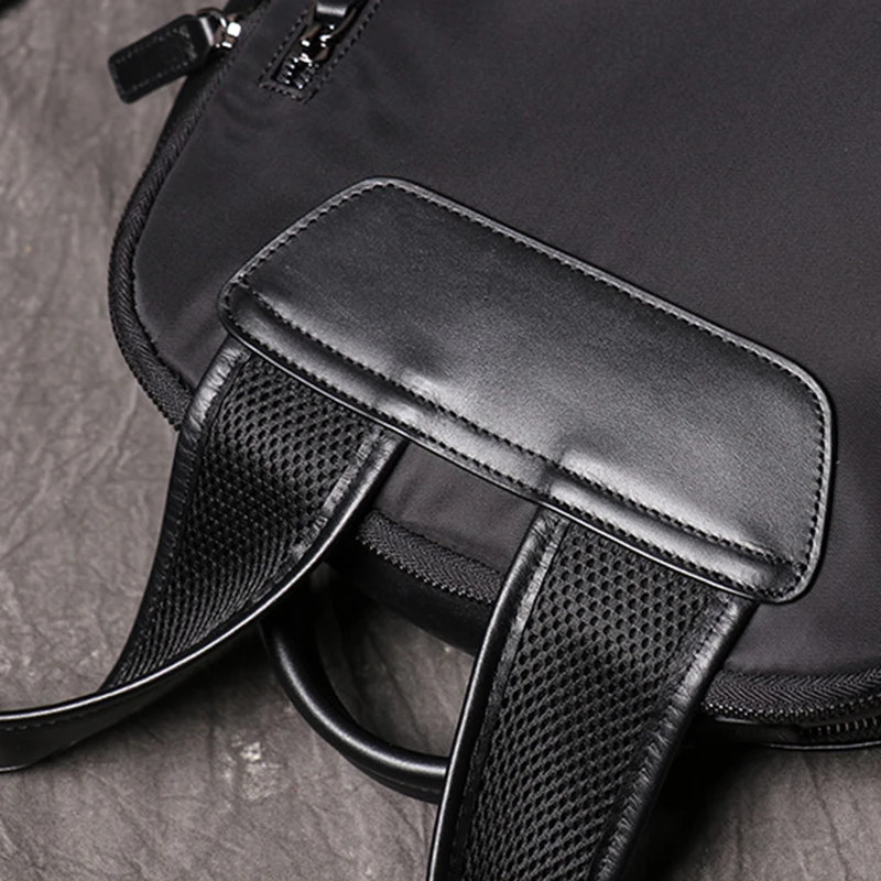 Sacs à dos décontractés en cuir de vachette naturel 4 Sacs à dos décontractés en cuir de vachette naturel – Image 5