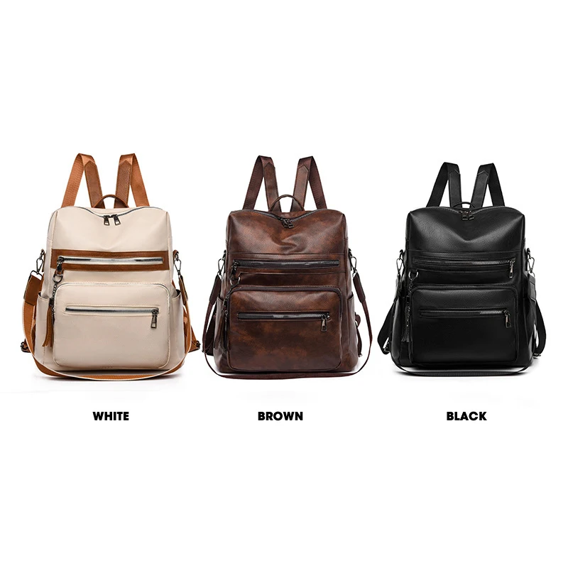 Sacs à dos en cuir souple pour homme 2 Sacs à dos en cuir souple pour homme – Image 2