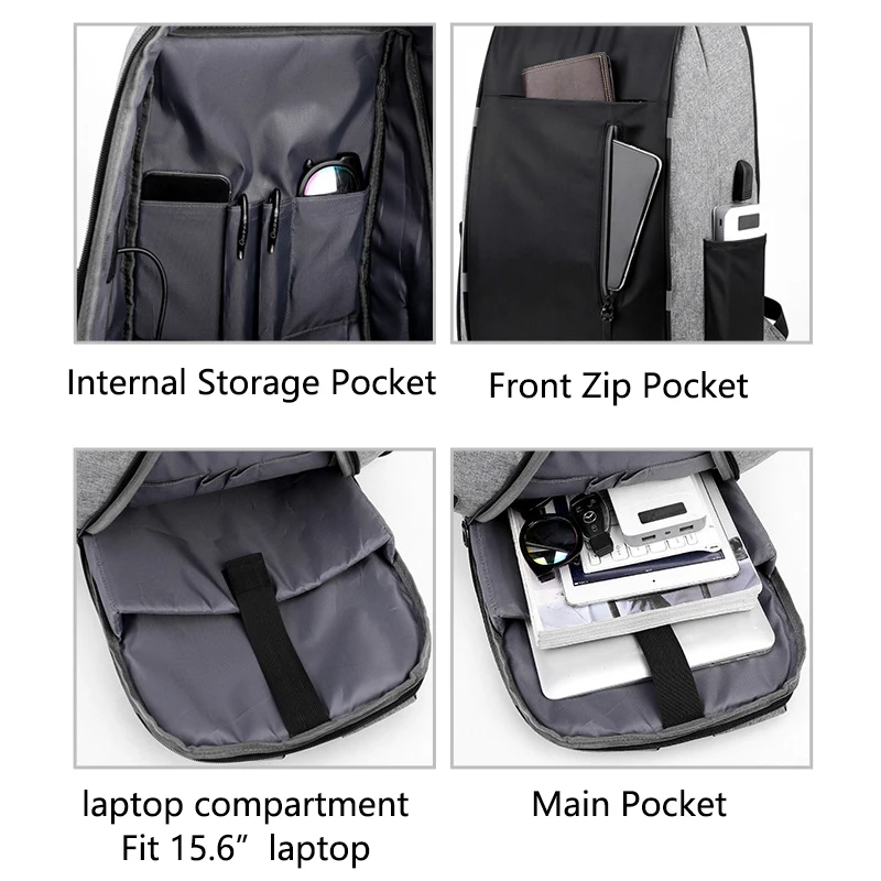 Sacs à dos multifonctions pour hommes CHREPOE 3 Sacs à dos multifonctions pour hommes CHREPOE – Image 3