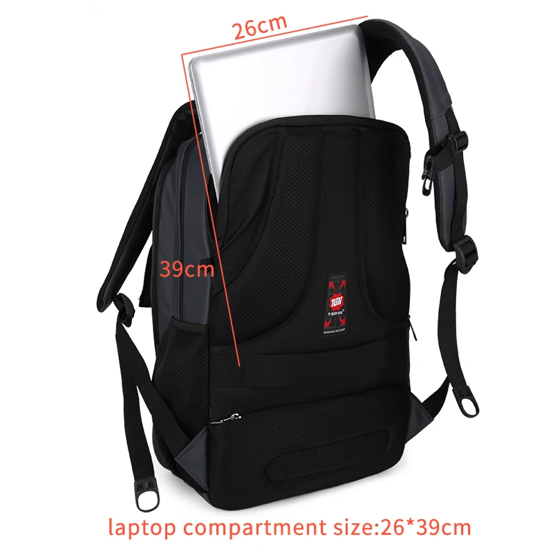 Tigernu Nouveau sac à dos étanche 15,6 pouces 3 Tigernu Nouveau sac à dos étanche 15,6 pouces – Image 3