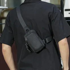 Sacoche Poitrine Noir Homme EXBX