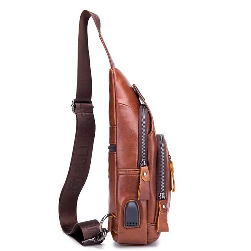Sacoche Poitrine Homme Cuir Luxe E473 - BULLCAPTAIN 4 Sacoche Poitrine Homme Cuir Luxe E473 - BULLCAPTAIN – Image 4
