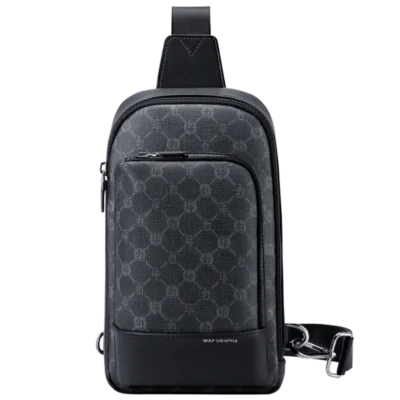 Sacoche Poitrine Homme Luxe Carreaux - Golf Us Style