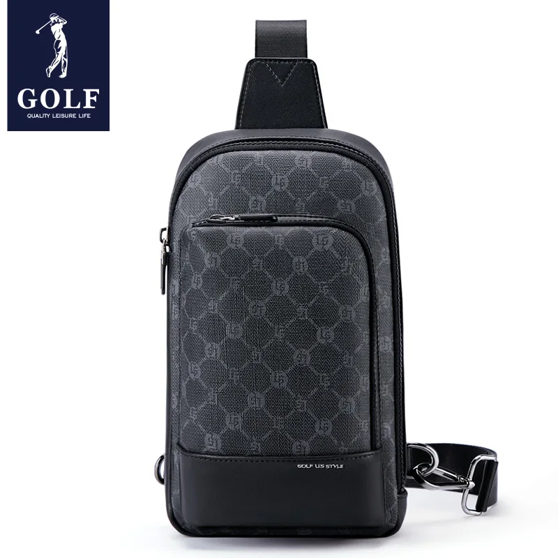 Sacoche Poitrine Homme Luxe Carreaux - Golf Us Style 7 Sacoche Poitrine Homme Luxe Carreaux - Golf Us Style – Image 7