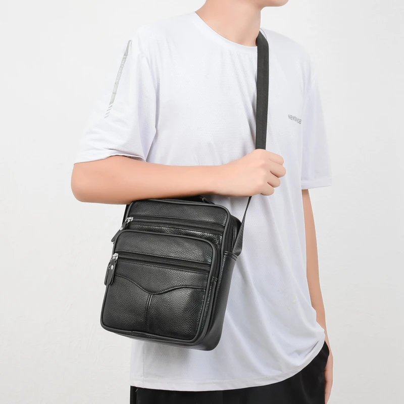 Sacoche Homme Grande Taille Cuir 102 - DXY 2 Sacoche Homme Grande Taille Cuir 102 - DXY – Image 3