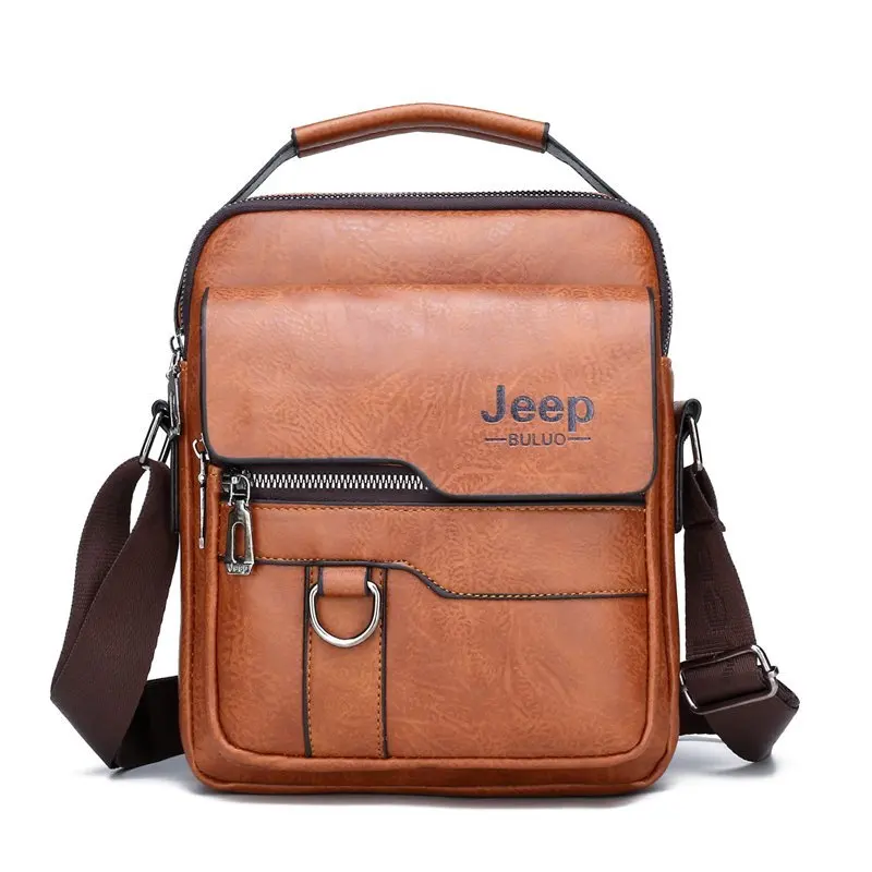 Sacoche Homme Grande Taille Cuir - Jeep BULUO 23 Sacoche Homme Grande Taille Cuir - Jeep BULUO – Image 23