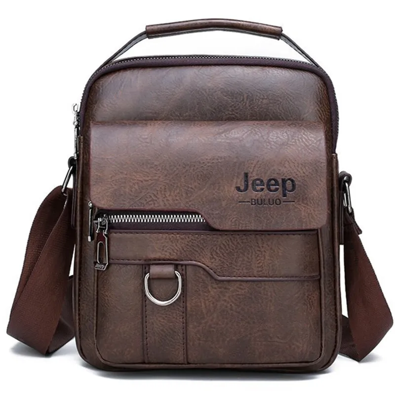 Sacoche Homme Grande Taille Cuir - Jeep BULUO 24 Sacoche Homme Grande Taille Cuir - Jeep BULUO – Image 24