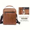 Sacoche Homme Grande Taille Vintage Cuir - Digi